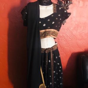 🌹anarkali👌Hand made 👏🏻Hindu saree